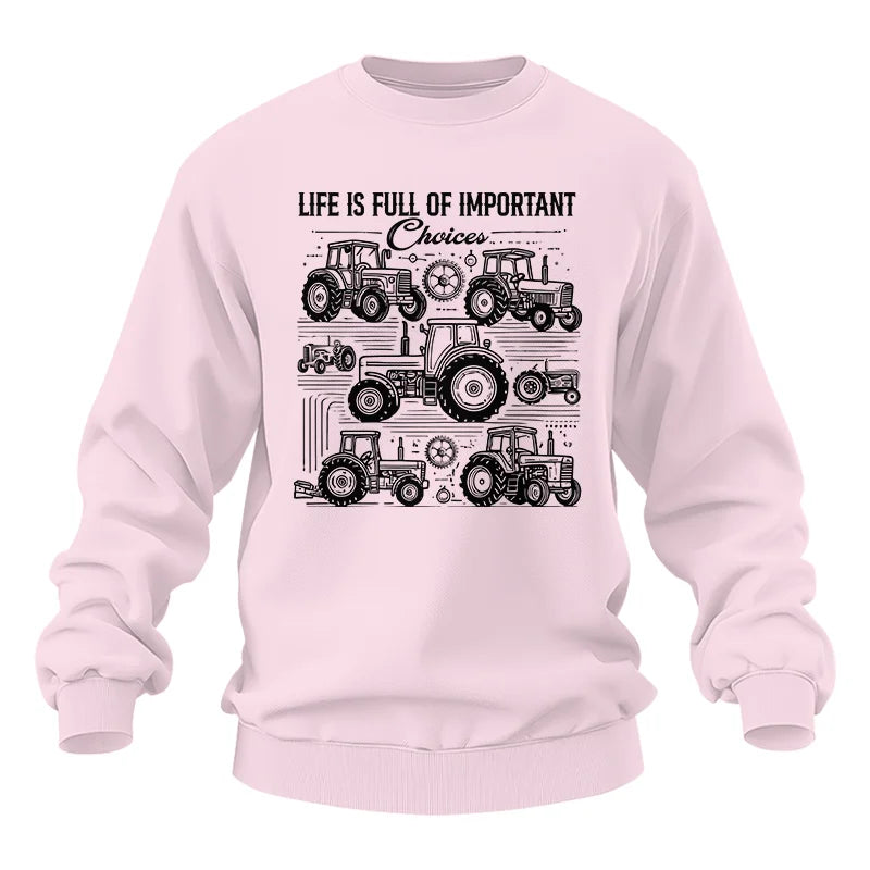 Image of Life Is Full Of Important Choices - Unisex Heavy Blend™ Crewneck Sweatshirt