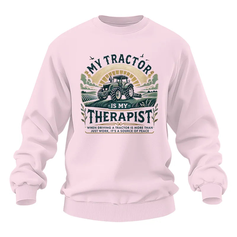 Image of My Tractor Is My Therapist - Unisex Heavy Blend™ Crewneck Sweatshirt