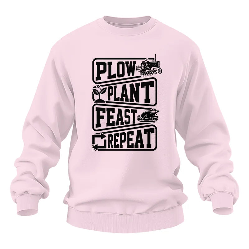 Plow Plant Feast Repeat 1 - Unisex Heavy Blend™ Crewneck Sweatshirt