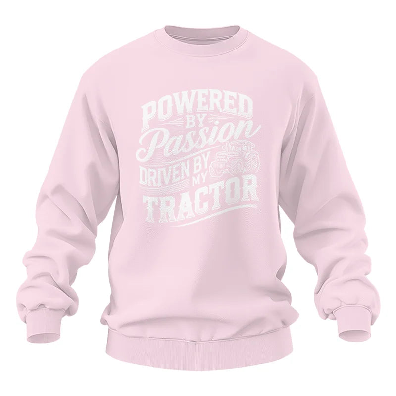 Powered By Passion Driven By My Tractor 2 - Unisex Heavy Blend™ Crewneck Sweatshirt