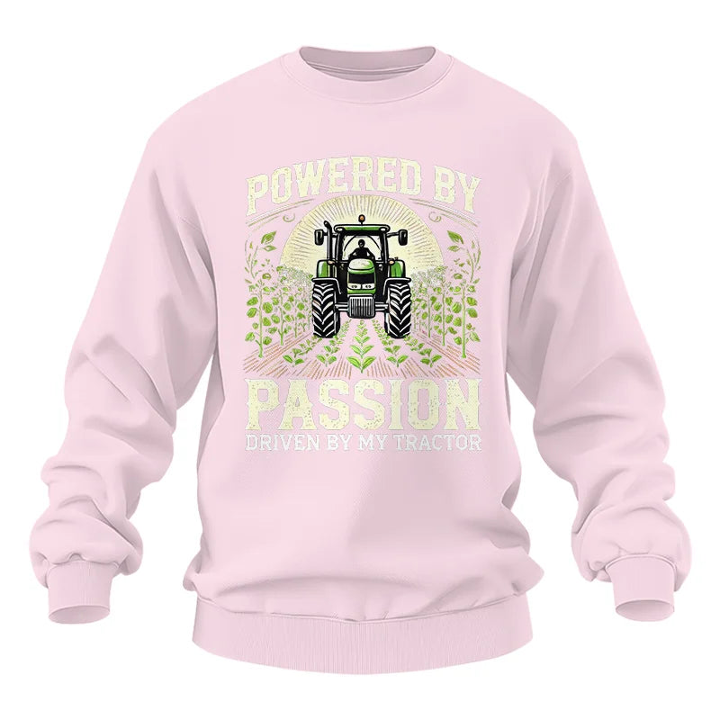 Powered By Passion Driven By My Tractor 3 - Unisex Heavy Blend™ Crewneck Sweatshirt