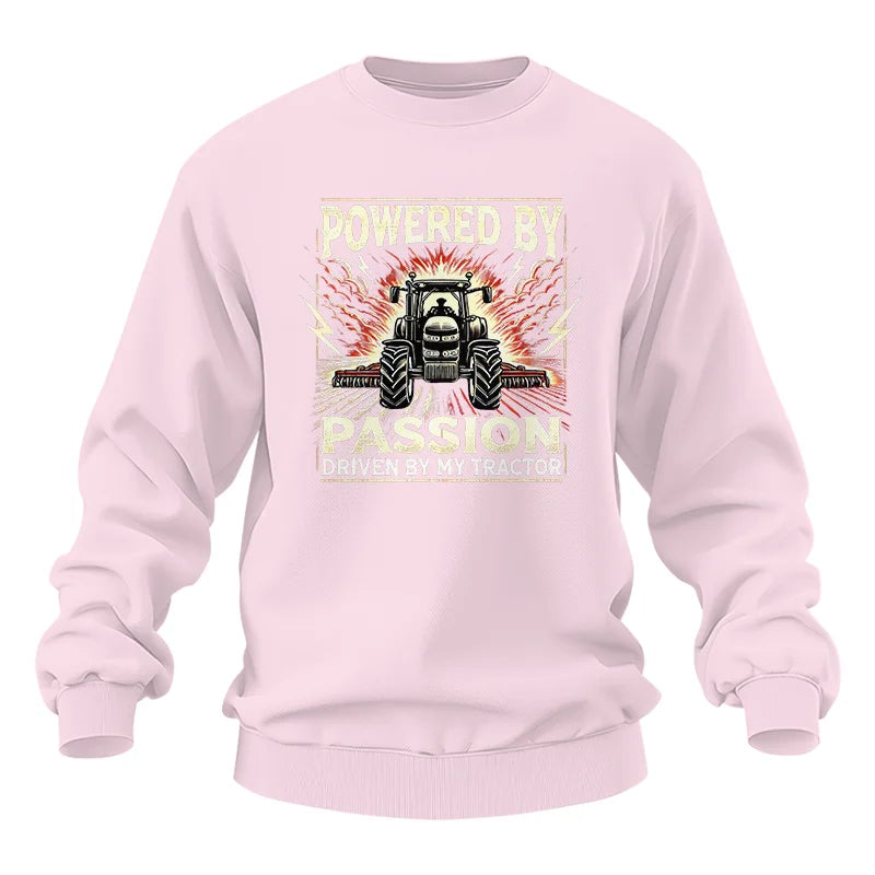 Powered By Passion Driven By My Tractor 4 - Unisex Heavy Blend™ Crewneck Sweatshirt