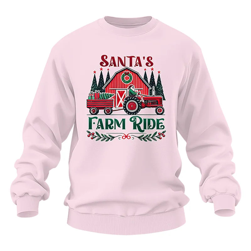 Santa's Farm Ride 1 - Unisex Heavy Blend™ Crewneck Sweatshirt