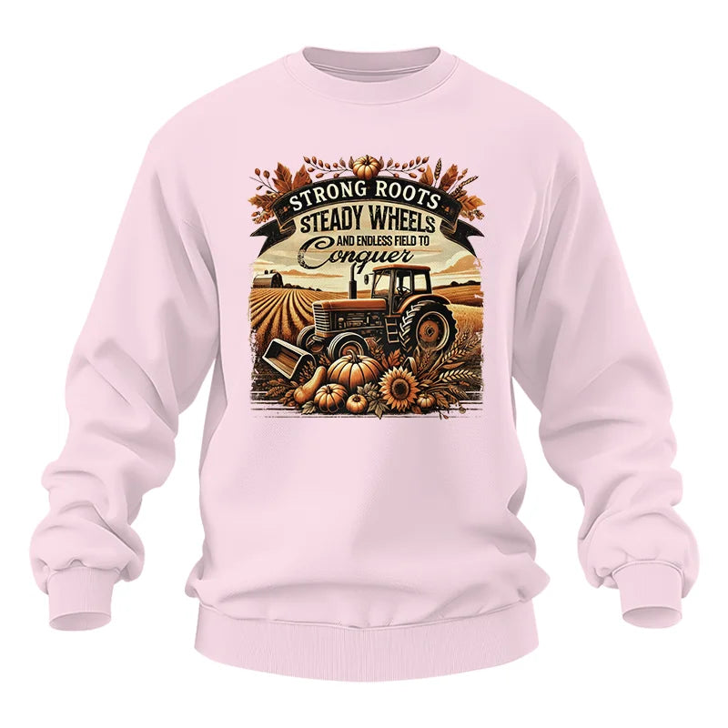 Image of Thanksgiving Farmer Endless Fields To Conquer 2 - Unisex Heavy Blend™ Crewneck Sweatshirt