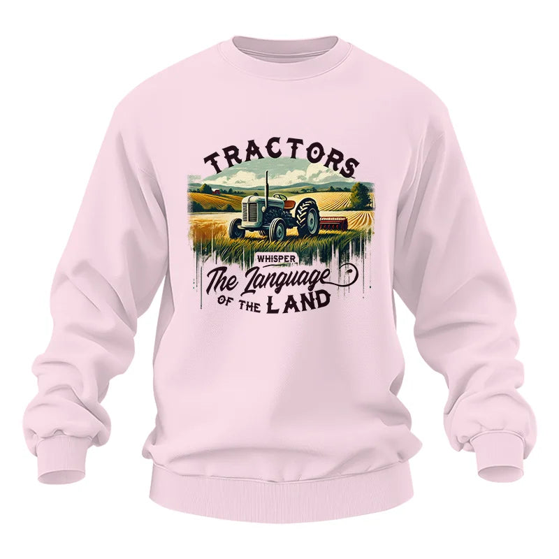 Tractors Whisper The Language Of The Land 2 - Unisex Heavy Blend™ Crewneck Sweatshirt