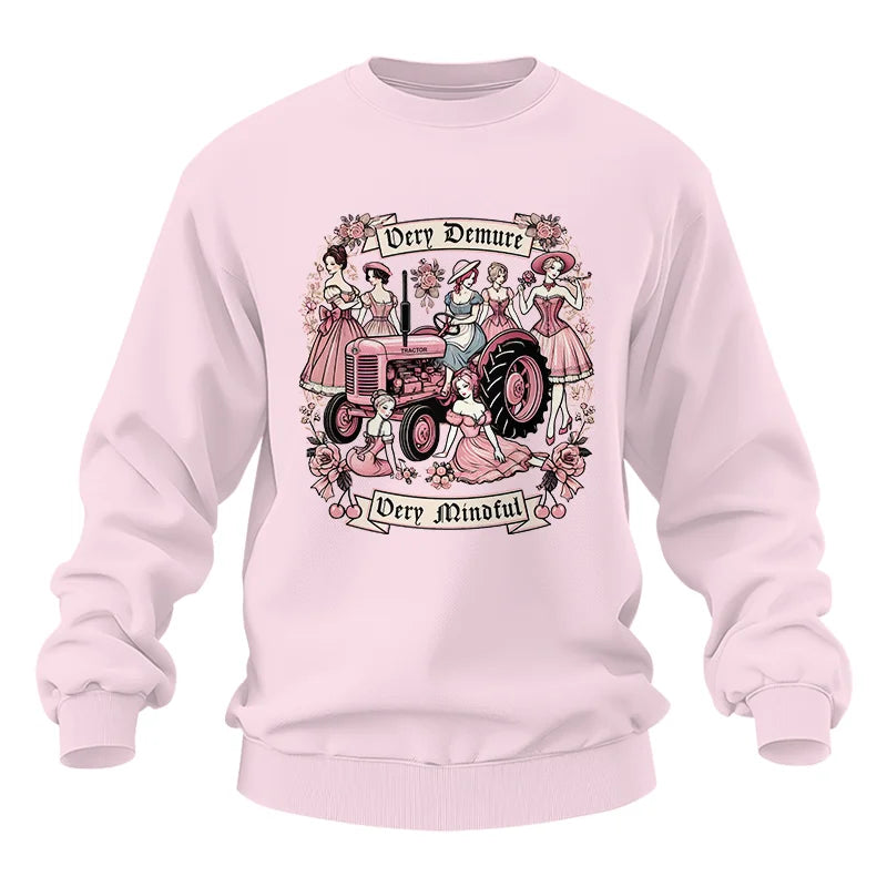 Very Demure Very Mindful Tractor - Unisex Heavy Blend™ Crewneck Sweatshirt