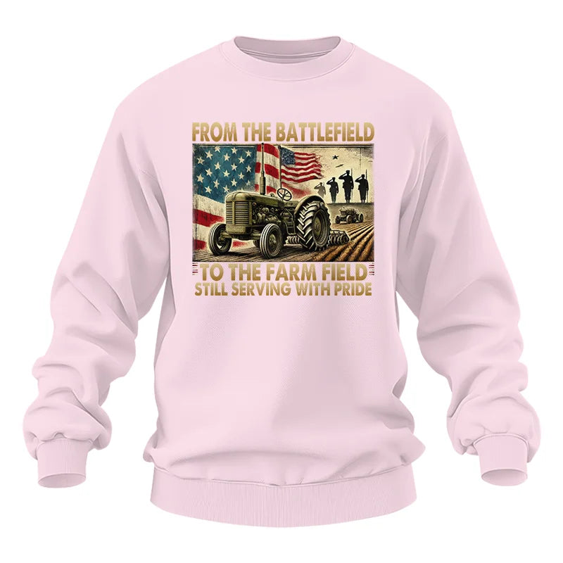 Veteran Farmer From The Battlefield To The Farm Field 1 - Unisex Heavy Blend™ Crewneck Sweatshirt