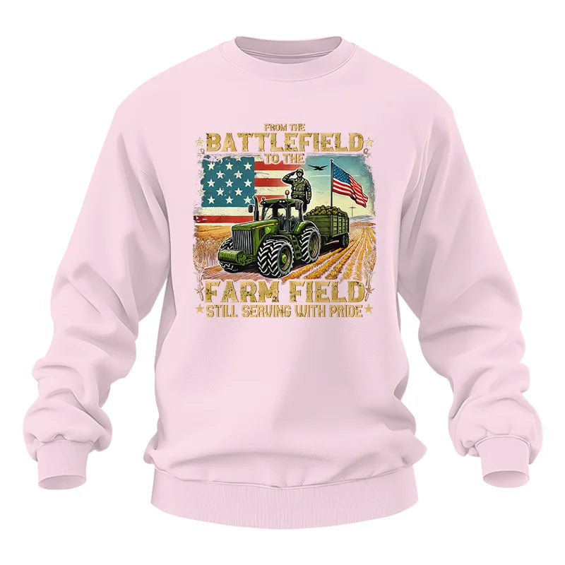 Veteran Farmer From The Battlefield To The Farm Field 2 - Unisex Heavy Blend™ Crewneck Sweatshirt