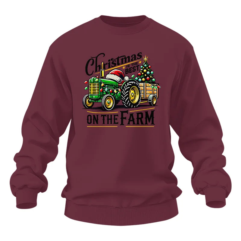 Image of Christmas Is The Best On The Farm 3 - Unisex Heavy Blend™ Crewneck Sweatshirt