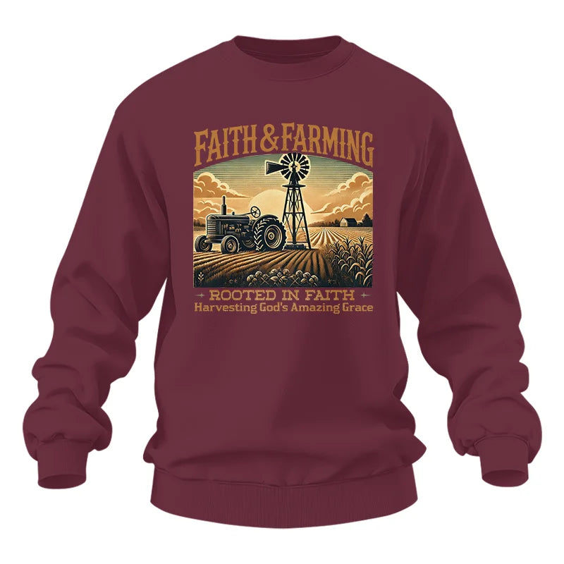 Faith And Farming 3 - Unisex Heavy Blend™ Crewneck Sweatshirt