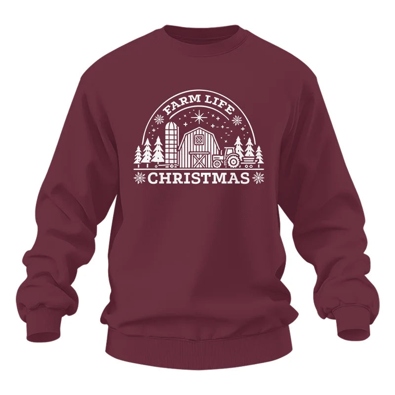 Image of Farm Life Christmas 4 - Unisex Heavy Blend™ Crewneck Sweatshirt