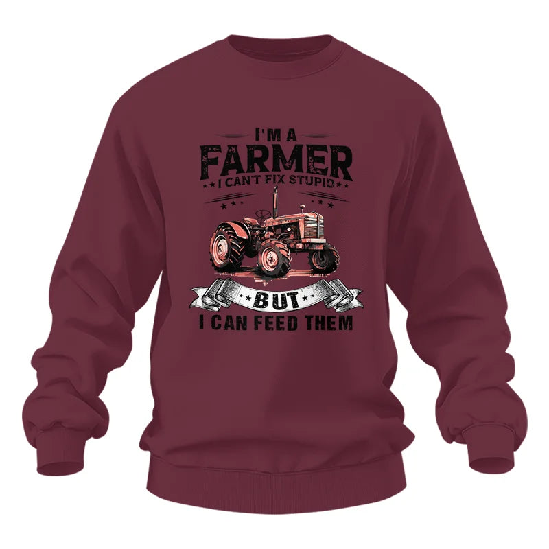 Farmer Can't Fix Stupid - Unisex Heavy Blend™ Crewneck Sweatshirt