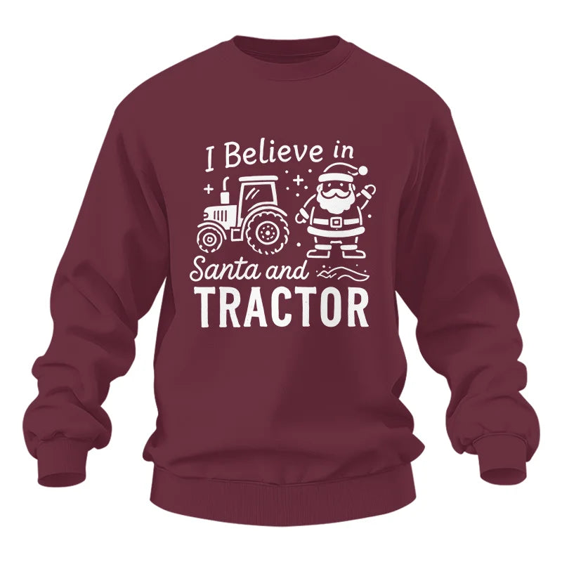 Image of I Believe In Santa And Tractor - Unisex Heavy Blend™ Crewneck Sweatshirt