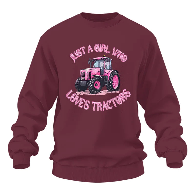 Image of Just A Girl Who Loves Tractors 1 - Unisex Heavy Blend™ Crewneck Sweatshirt