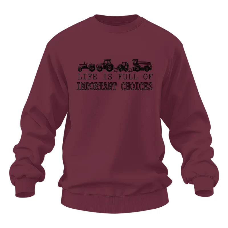 Life Is Full Of Important Choices 14 - Unisex Heavy Blend™ Crewneck Sweatshirt