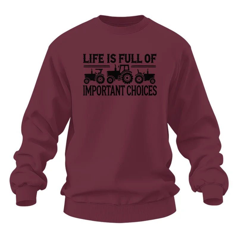 Image of Life Is Full Of Important Choices 24 - Unisex Heavy Blend™ Crewneck Sweatshirt