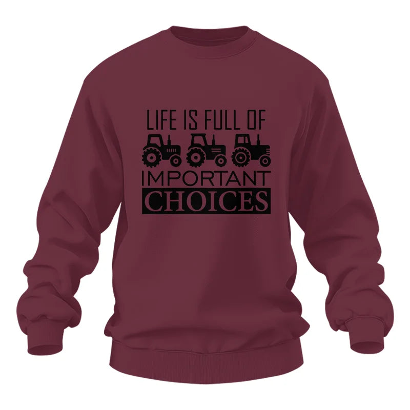 Image of Life Is Full Of Important Choices 35 - Unisex Heavy Blend™ Crewneck Sweatshirt