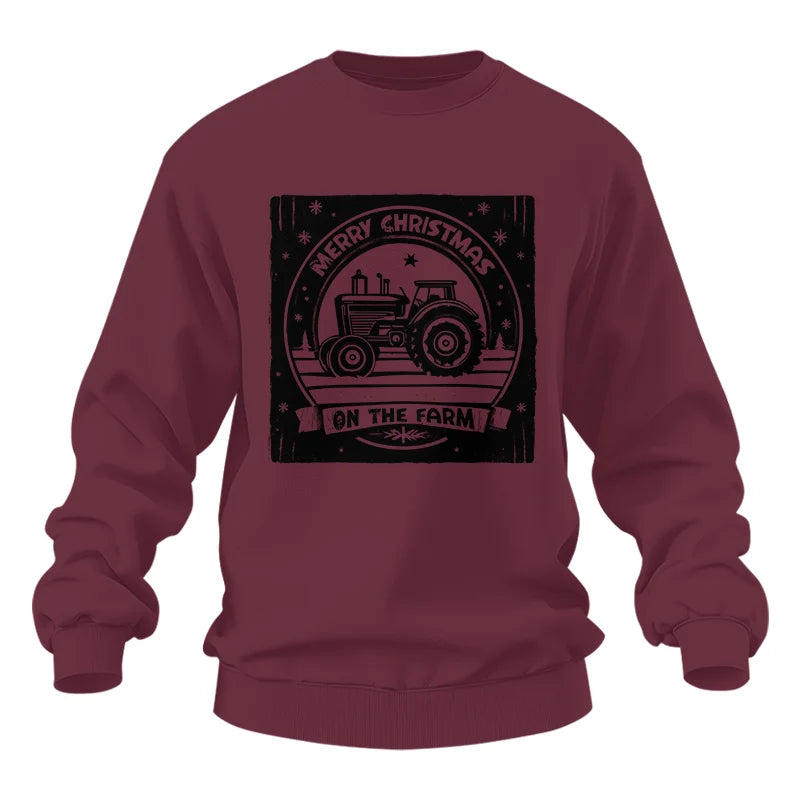 Merry Chritmas On The Farm 5 - Unisex Heavy Blend™ Crewneck Sweatshirt