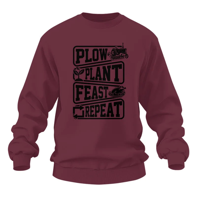 Plow Plant Feast Repeat 1 - Unisex Heavy Blend™ Crewneck Sweatshirt