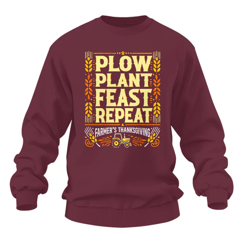 Image of Plow Plant Feast Repeat - Unisex Heavy Blend™ Crewneck Sweatshirt