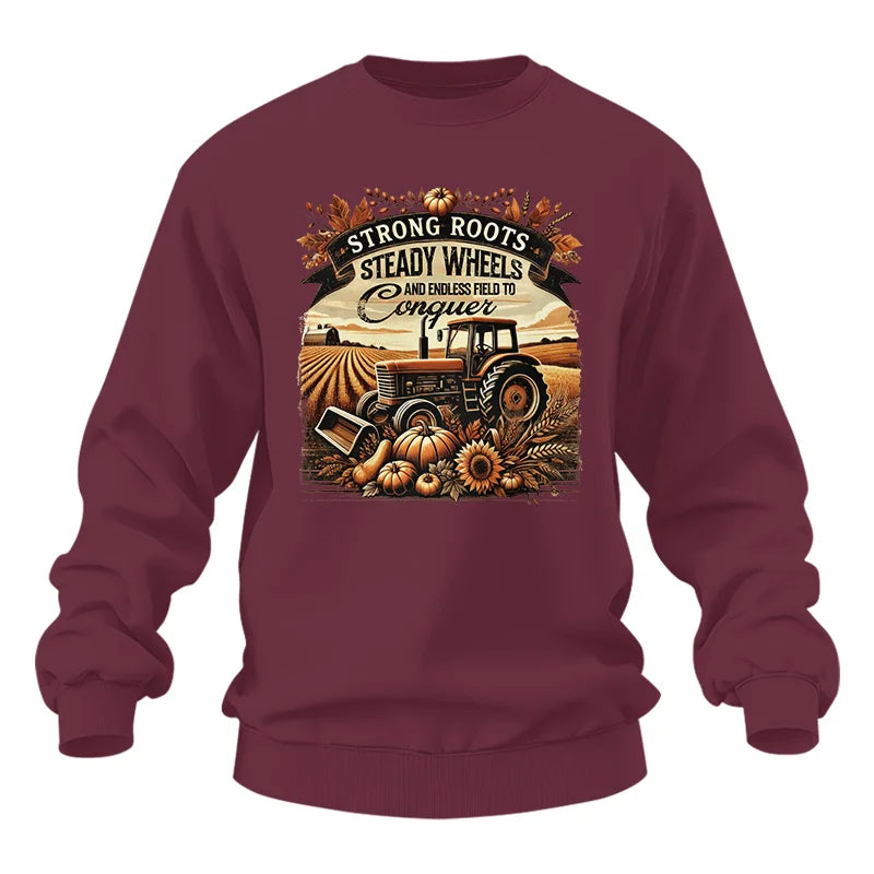 Thanksgiving Farmer Endless Fields To Conquer 2 - Unisex Heavy Blend™ Crewneck Sweatshirt