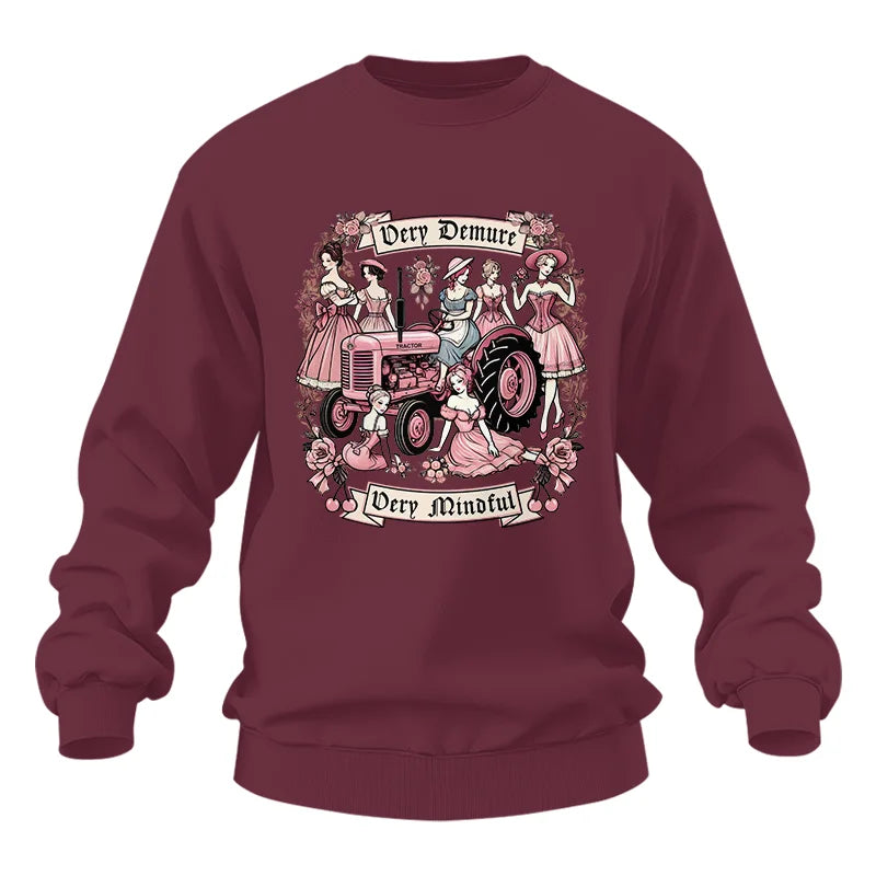 Very Demure Very Mindful Tractor - Unisex Heavy Blend™ Crewneck Sweatshirt