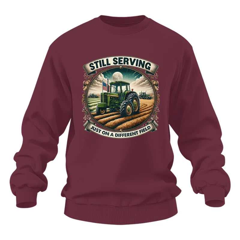 Image of Veteran Farmer Still Serving 4 - Unisex Heavy Blend™ Crewneck Sweatshirt