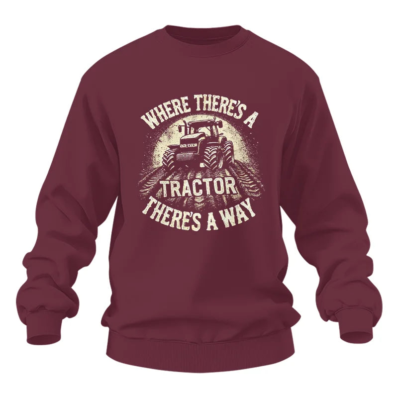 Image of Where There's A Tractor There's A Way 3 - Unisex Heavy Blend™ Crewneck Sweatshirt