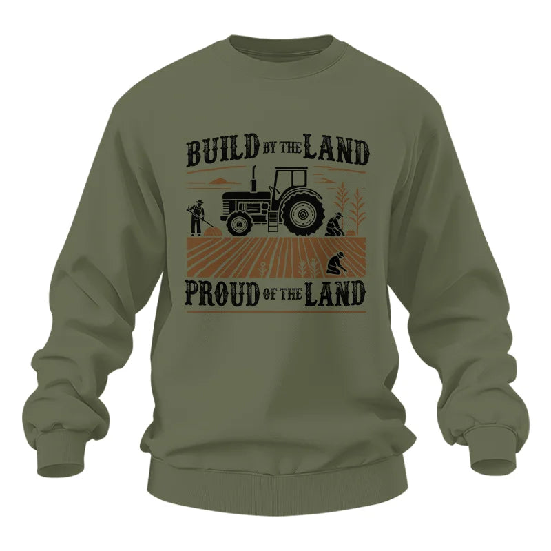 Image of Built By The Land_Proud Of The Land - Unisex Heavy Blend™ Crewneck Sweatshirt