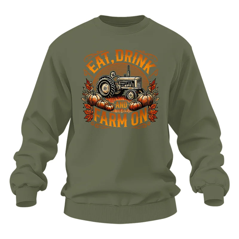 Eat Drink and Farm On 2 - Unisex Heavy Blend™ Crewneck Sweatshirt