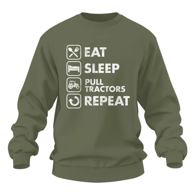 Eat Sleep Pull Tractors Repeat - Unisex Heavy Blend™ Crewneck Sweatshirt