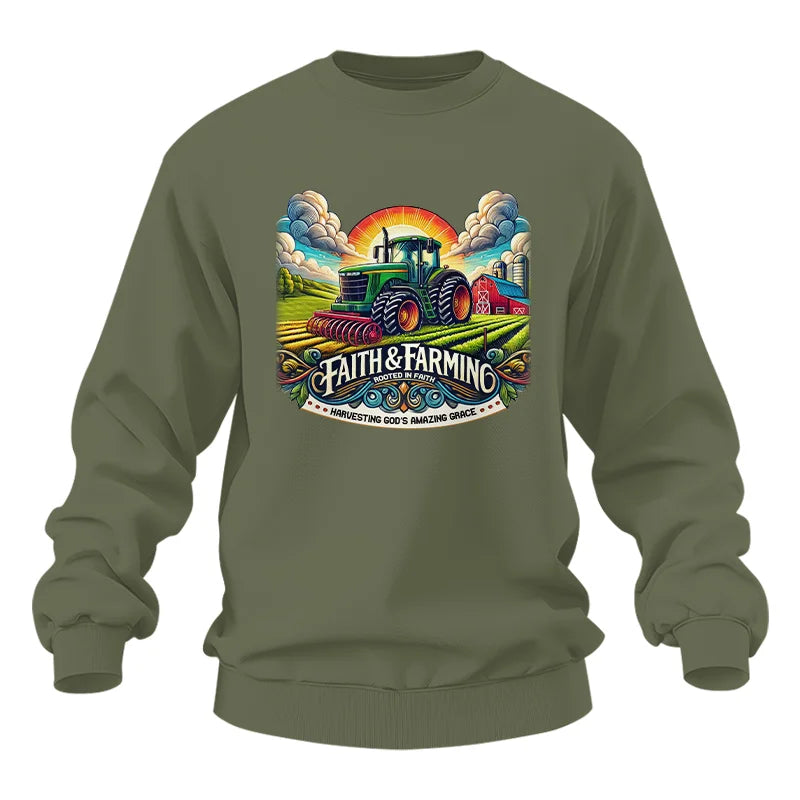 Faith and Farming 5 - Unisex Heavy Blend™ Crewneck Sweatshirt