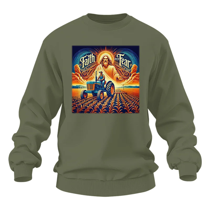 Faith Over Fear 1 - Unisex Heavy Blend™ Crewneck Sweatshirt