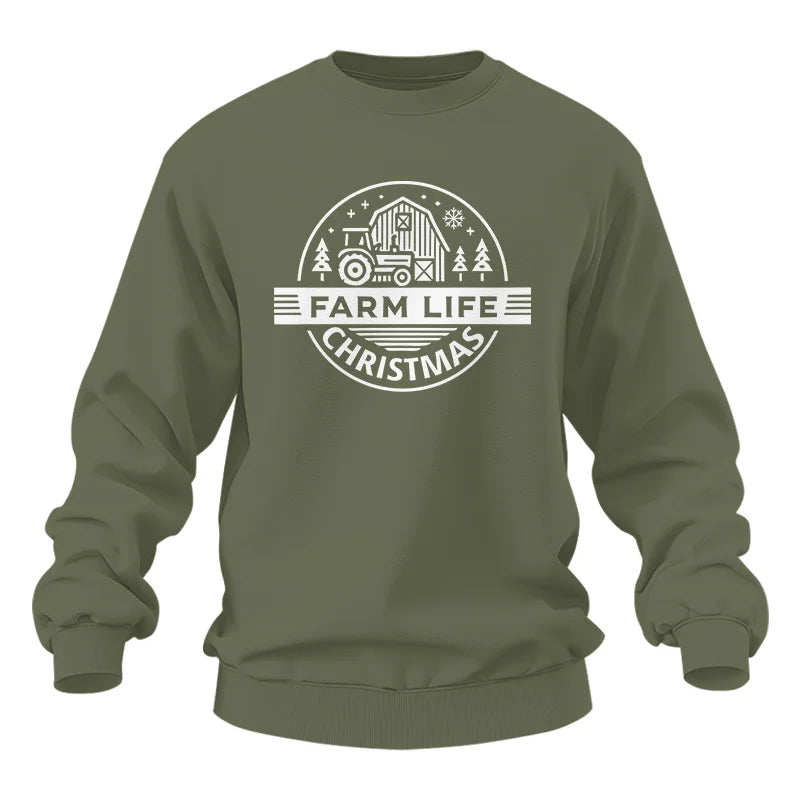 Farm Life Christmas 1 - Unisex Heavy Blend™ Crewneck Sweatshirt