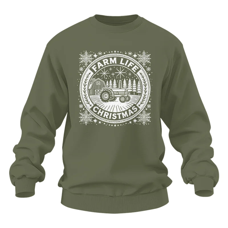 Farm Life Christmas 2 - Unisex Heavy Blend™ Crewneck Sweatshirt