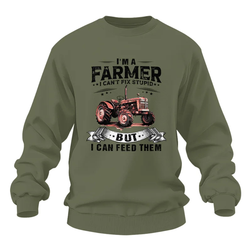 Farmer Can't Fix Stupid - Unisex Heavy Blend™ Crewneck Sweatshirt