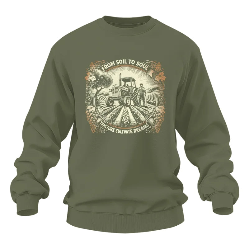 From Soil To Soul_Tractors Cultivate Dreams 2 - Unisex Heavy Blend™ Crewneck Sweatshirt