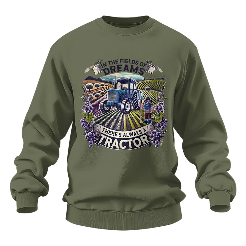 In The Fields Of Dreams There's Always A Tractor 1 - Unisex Heavy Blend™ Crewneck Sweatshirt