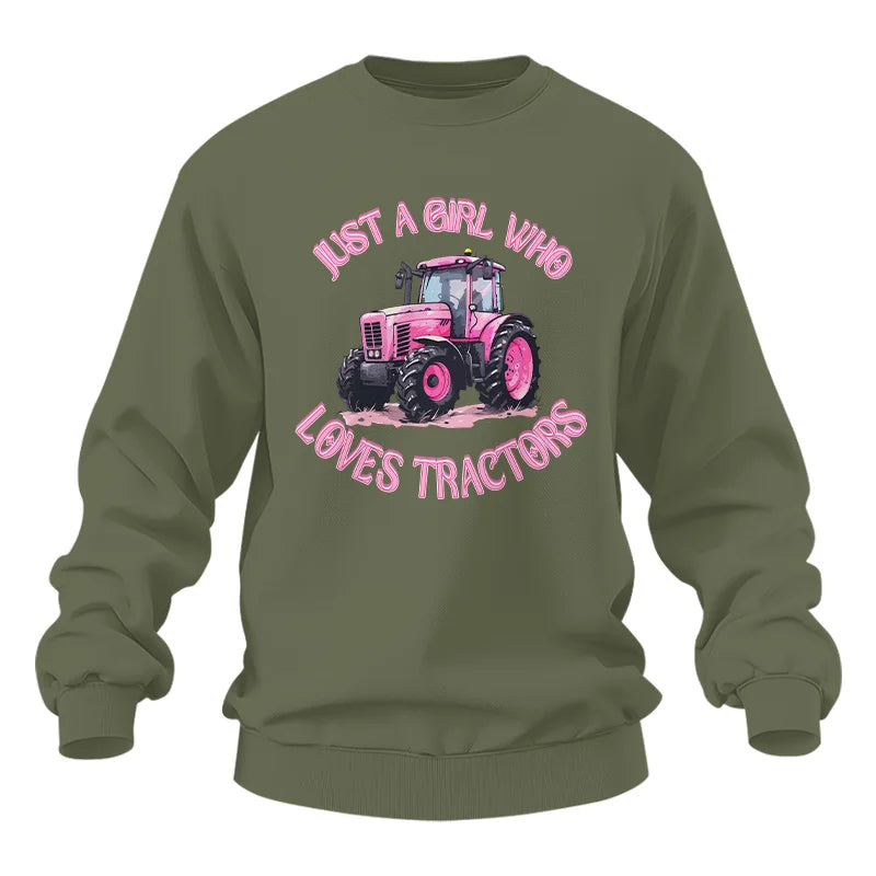 Image of Just A Girl Who Loves Tractors 1 - Unisex Heavy Blend™ Crewneck Sweatshirt