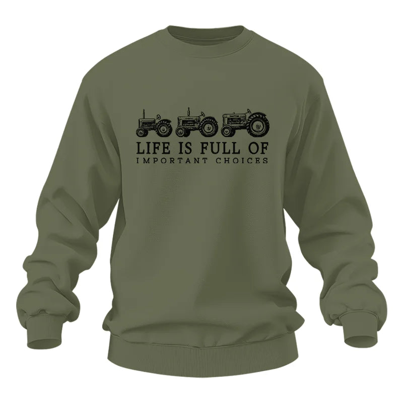 Life Is Full Of Important Choices 13 - Unisex Heavy Blend™ Crewneck Sweatshirt