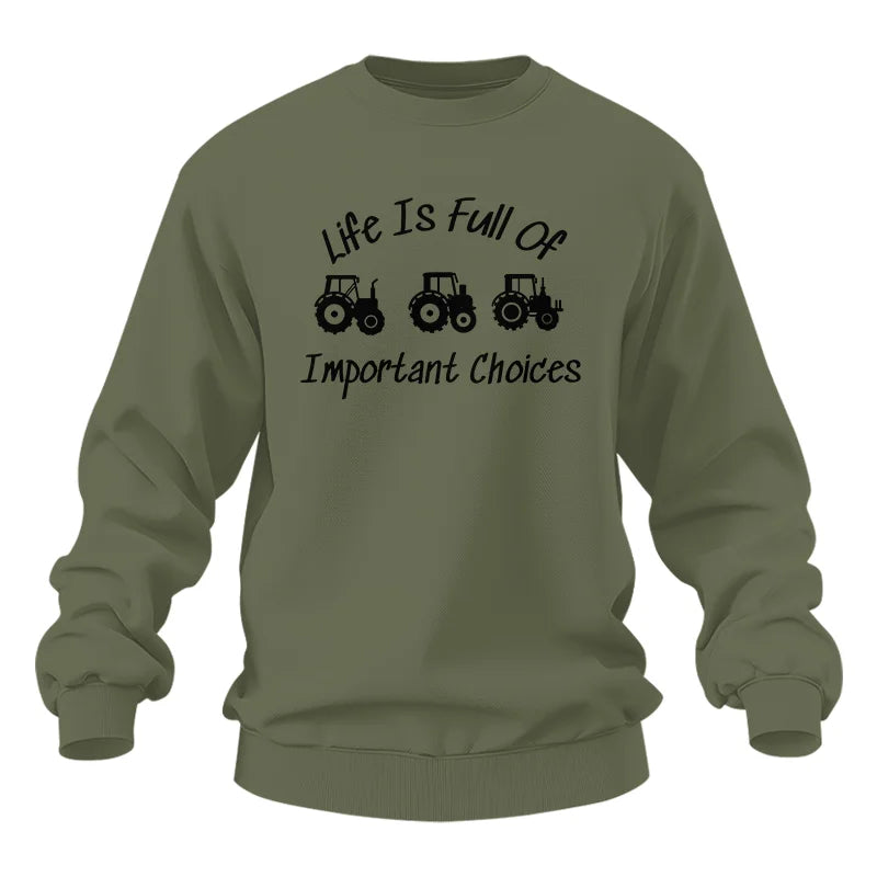 Image of Life Is Full Of Important Choices 15 - Unisex Heavy Blend™ Crewneck Sweatshirt