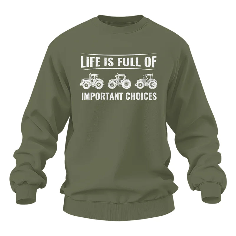 Life Is Full Of Important Choices 16 - Unisex Heavy Blend™ Crewneck Sweatshirt