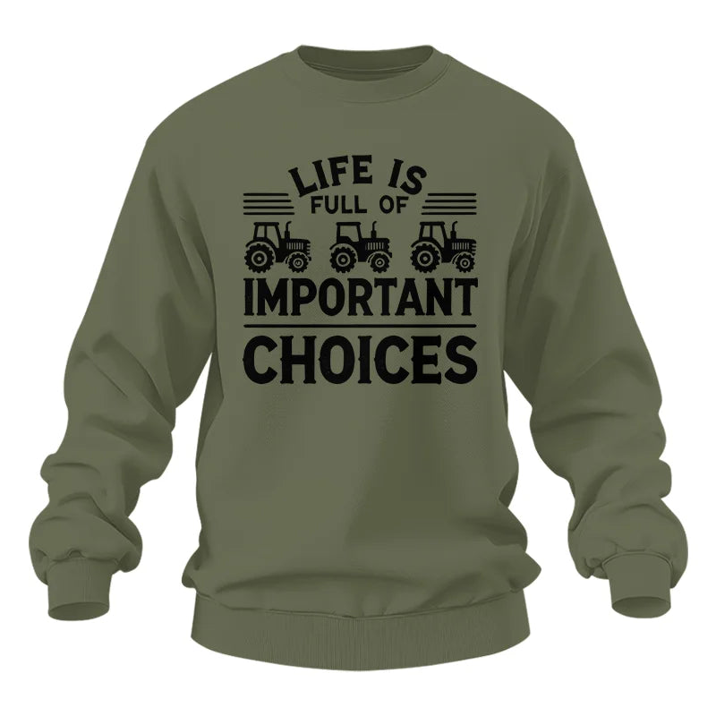 Image of Life Is Full Of Important Choices 25 - Unisex Heavy Blend™ Crewneck Sweatshirt