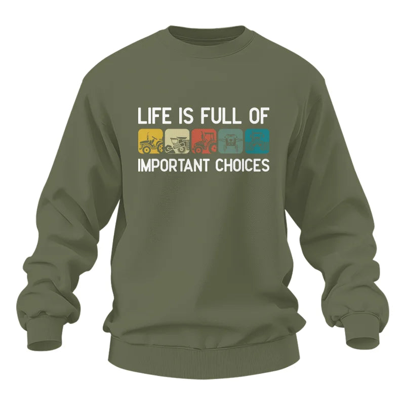 Image of Life Is Full Of Important Choices 40 - Unisex Heavy Blend™ Crewneck Sweatshirt