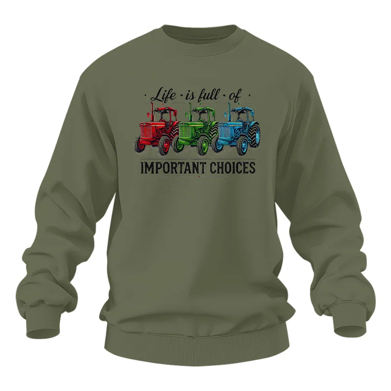 Image of Life Is Full Of Important Choices 6 - Unisex Heavy Blend™ Crewneck Sweatshirt