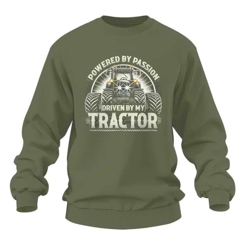 Powered By Passion Driven By My Tractor 6 - Unisex Heavy Blend™ Crewneck Sweatshirt