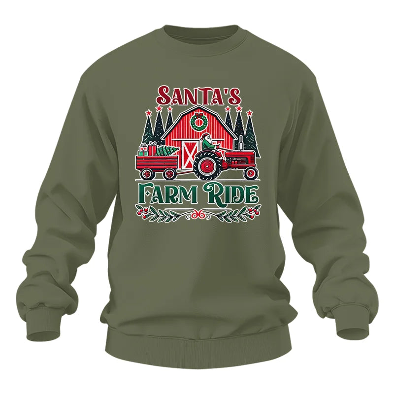 Image of Santa's Farm Ride 1 - Unisex Heavy Blend™ Crewneck Sweatshirt