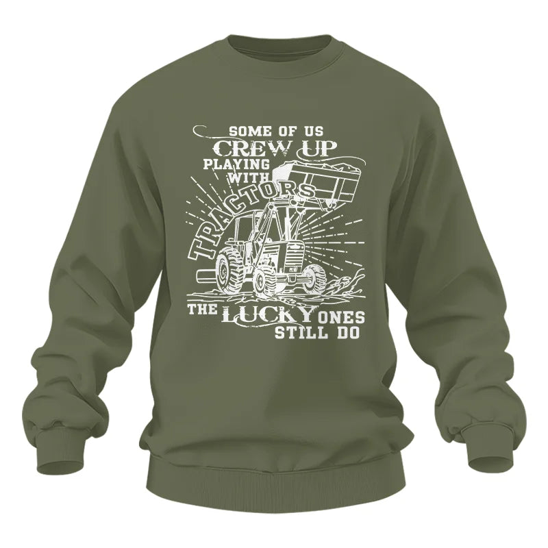 Some Of Us Grew Up Playing With Tractors 1 - Unisex Heavy Blend™ Crewneck Sweatshirt