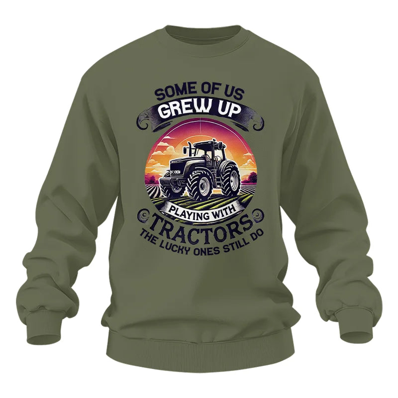 Some Of Us Grew Up Playing With Tractors 4 - Unisex Heavy Blend™ Crewneck Sweatshirt