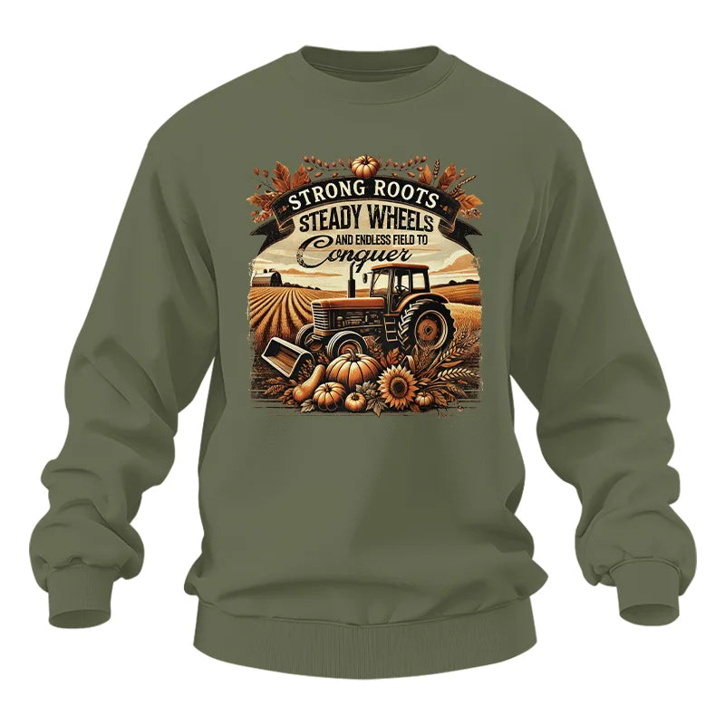 Thanksgiving Farmer Endless Fields To Conquer 2 - Unisex Heavy Blend™ Crewneck Sweatshirt